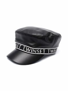 TWINSET Kids кепка из искусственной кожи