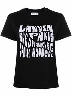 LANVIN футболка с логотипом