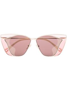 Chloé Eyewear солнцезащитные очки Gemma в массивной оправе