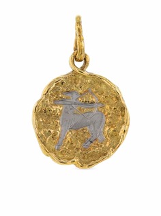 Chaumet подвеска Стрелец 1970-х годов из желтого золота