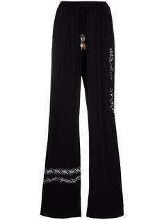 Marine Serre Tribals logo track pants