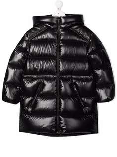 Moncler Enfant длинный пуховик