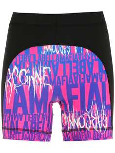 À La Garçonne шорты с логотипом из коллаборации с Labellamafia