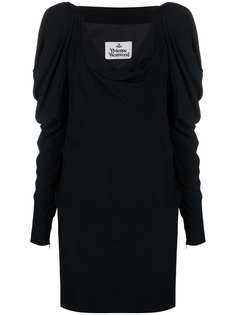 Vivienne Westwood платье мини New Virginia из джерси с драпировкой