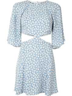 Reformation платье с цветочным принтом