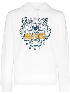 Kenzo худи свободного кроя с вышивкой Tiger