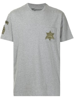 Maharishi футболка из органического хлопка с нашивками