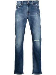 Calvin Klein Jeans джинсы низкой посадки с эффектом потертости