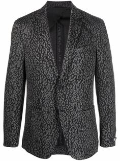 Karl Lagerfeld жаккардовый пиджак с узором
