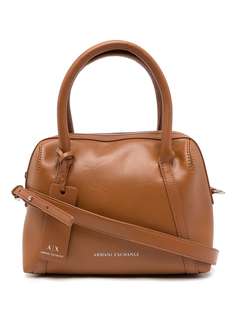 Armani Exchange сумка-тоут с тисненым логотипом