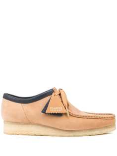 Clarks туфли Wallabee с контрастной отделкой
