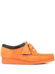Clarks туфли Wallabee с контрастной отделкой