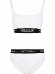 Dolce & Gabbana бикини с логотипом