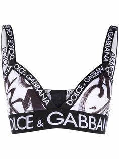 Dolce & Gabbana топ-бралетт с логотипом