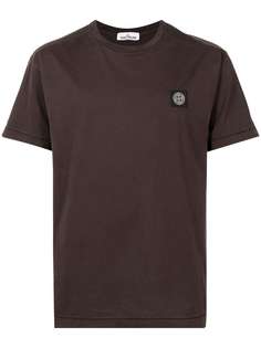 Stone Island футболка с нашивкой-логотипом