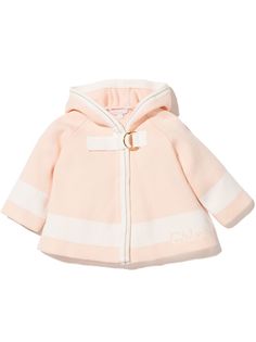 Chloé Kids кейп с капюшоном и пряжкой