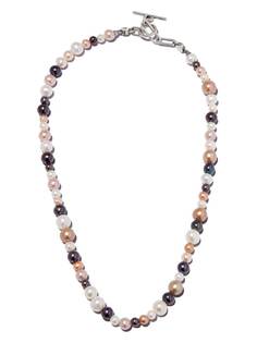 M. Cohen серебряное колье Pina Linka с жемчугом