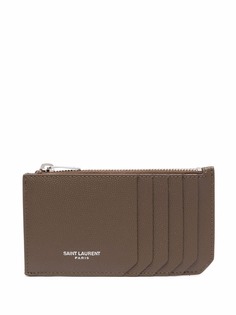 Saint Laurent картхолдер на молнии