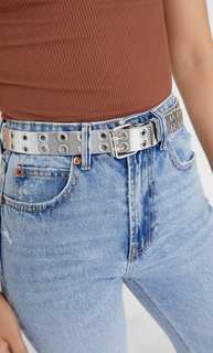 Stradivarius Ремень В Ковбойском Стиле С Металлическим Блеском Серый 70