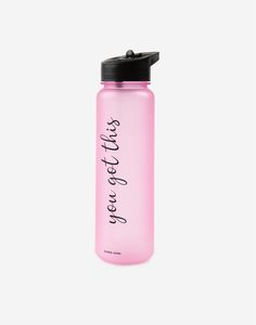 Розовая бутылка для воды Gloria Jeans