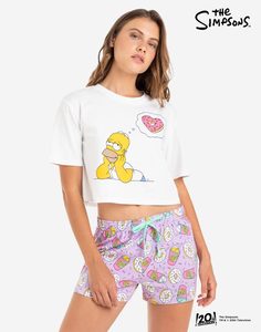 Пижама с принтом The Simpsons Gloria Jeans