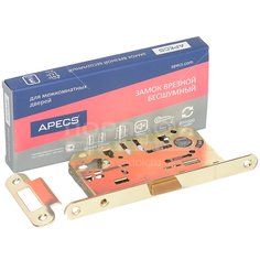 Замок врезной Apecs, 5300-P-G, 18129, без ручки, нет, золотой