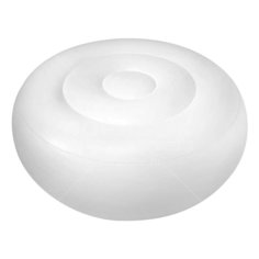 Кресло надувное 86х86х33 см, бел, с Led подсветкой, АКБ, зарядкой от USB, Intex, 68697