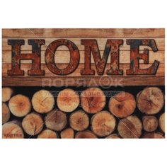 Коврик придверный, 0.6х0.4 м, прямоуг, резин, с коврол, Samba Home, Vortex, 24213