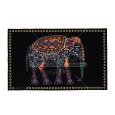 Коврик придверный, 0.8х0.5 м, прямоуг, полиэстеровый, Слон, Vortex, 24219