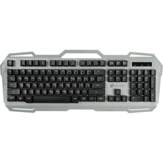 Клавиатура Oklick 747G серый/черный
