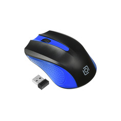 Компьютерная мышь Oklick 485MW черный/синий