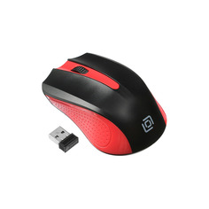 Компьютерная мышь Oklick 485MW черный/красный