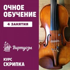 Скрипка. 4 индивидуальных занятия Unknown