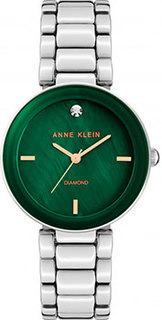 fashion наручные женские часы Anne Klein 1363GNSV. Коллекция Diamond