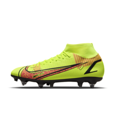 Футбольные бутсы для игры на мягком грунте Nike Mercurial Superfly 8 Academy SG-Pro AC - Желтый