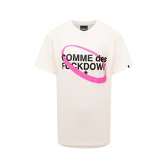 Хлопковая футболка Comme des Fuckdown