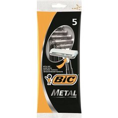 Бритвенный станок Bic Metal одноразовый 5 шт