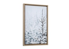 Картина с зимними елями annelise (la forma) мультиколор 30x50x4 см.