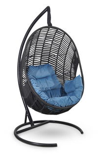 Подвесное кресло valencia (лаура) черный 95x125x70 см. L'aura