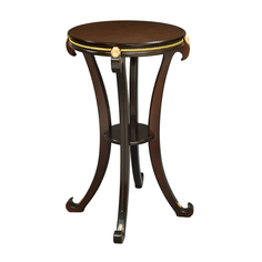 Приставной столик глория (leset) коричневый 80 см. Milli