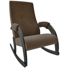 Кресло-качалка california (комфорт) коричневый 54x100x95 см. Milli