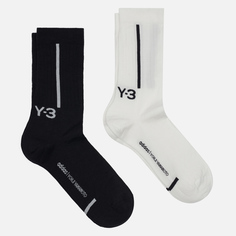 Комплект носков Y-3 Crew 2-Pack, цвет чёрный