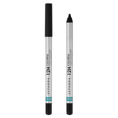 12h Wear Contour Eye Pencil Водостойкий карандаш для век 12ч матовый финиш 01 BLACK LACE Sephora Collection