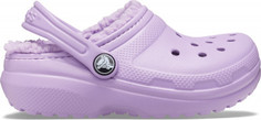 Шлепанцы для девочек Crocs Classic Lined Clog K, размер 37-38