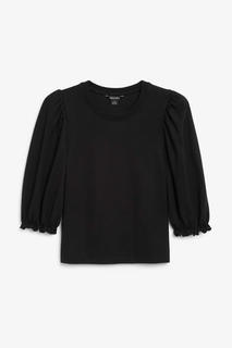 Блузка с объемными рукавами Monki