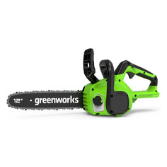 Цепная пила GREENWORKS GD24CS30K2, аккумуляторная, 24В, 2Ач [2007007ua]