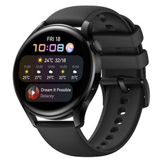 Смарт-часы Huawei Watch 3 Galileo-L11E, 1.43", черный / черный [55026817]