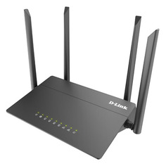 Wi-Fi роутер D-Link DIR-822/RU/R, AC1200, черный