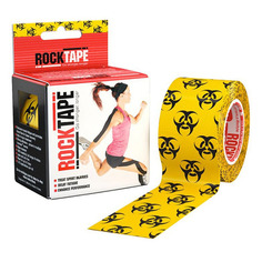 Тейп кинезио Rocktape Classic 5м 5см желтый/черный (21605)