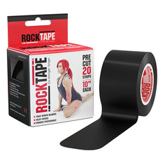 Тейп кинезио Rocktape Pre-cut 5м 5см черный (21600)